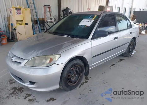 2005 Honda Civic Vp from USA, damaged, VIN 2HGES16365H556857